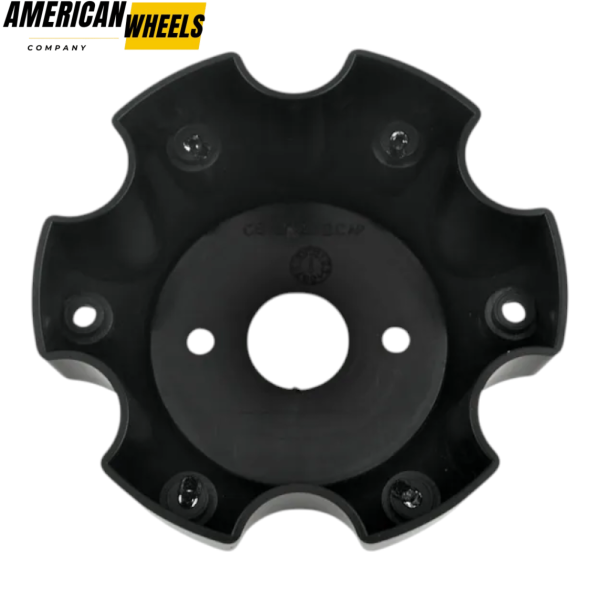 4pcs 138mm 5 13/32in Wheel Center Caps 6 Lug Nuts Matte Black - Image 3