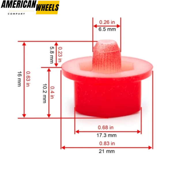 100pcs Wheel Rivets Nuts Rims Studs Lip Rim Lip Decoration Wheel Tire Air Valve Stem Cover - Image 6