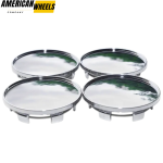 4pcs Audi 69mm 2 3/4in Wheel Center Caps - 20274099CH