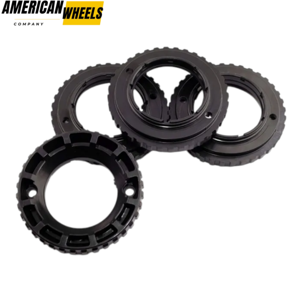 4pcs Rays 80mm 3 5/32in Wheel Center Caps Black - Image 2