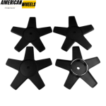 C565501 Black Wheel Center Caps For Milanni VK-1-464 - 20214158