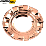 4pcs BBS 163mm 6 13/32in Hub Cover Ring #09.24.187 Rose Gold - Image 4
