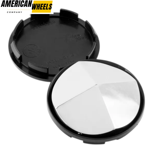 4pcs Subaru Dodge Weds 63mm 2 7/16in Conical Hub Cap Car #52005732 Black（Bottom） - 20277068BKx4[14371+13669BK]x4 - Image 4