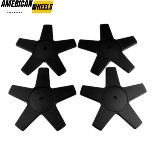 C565501 Black Wheel Center Caps For Milanni VK-1-464 - 20214158 - Image 2