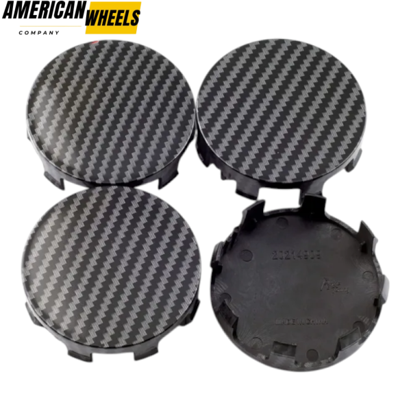 57mm (2.24in) Linco1n Mark Series Wheel Center Caps #G769B - Image 7