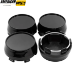 60mm 2.36in Universal Wheel Center Caps For Modified Wheels - 20214465BKx4 - Image 6