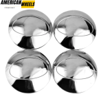 4pcs American Racing 73mm 2 27/32in Wheel Center Caps #C501301-CAP Chrome