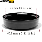 68mm (2.66in) Wheel Center Cover For Suzuki #43252-58J00 - Image 3