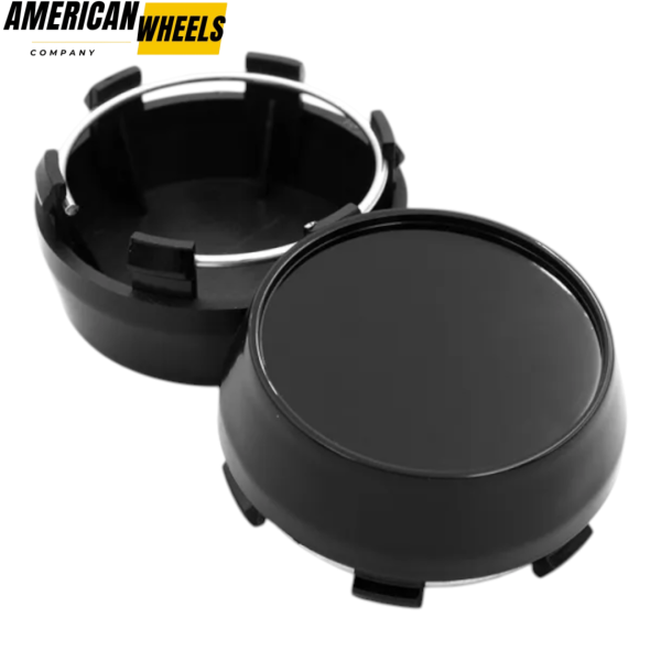 60mm 2.36in Universal Wheel Center Caps For Modified Wheels - 20214465BKx4 - Image 5