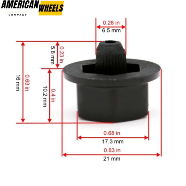 100pcs Wheel Rivets Nuts Rims Studs Lip Rim Lip Decoration Wheel Tire Air Valve Stem Cover - Image 7