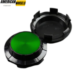 4pcs GMC Cadillac Chevy 83mm 3 1/4in Wheel Center Caps #88963143 Green Label Black Base - 20214949BKG[14618GR+14726BK]x4 - Image 7