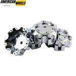 4pcs STATUS 135mm 5 5/16in Wheel Center Caps #C803502CAP Silver - Image 5