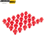 100pcs Wheel Rim Lip Rivets Nuts Car Accessories - Image 5