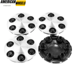 Chevrolet Silverado Avalanche Suburban Wheel Center Caps for 17in 5 spoke wheels #9595469 #9596341 198mm 7.8in 4pcs - 20213924