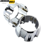 4pcs ION Alloy 139mm 5 15/32in Wheel Center Caps #C101713-0 Silver - 20214742 - Image 3