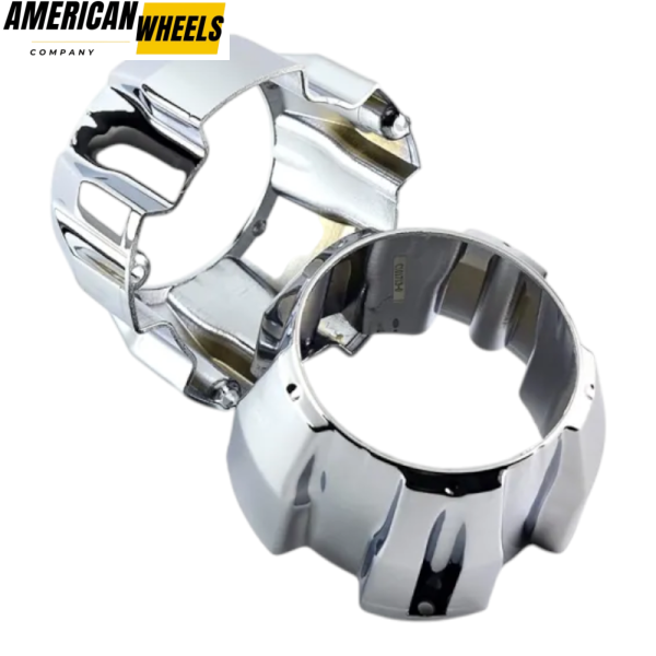 4pcs ION Alloy 139mm 5 15/32in Wheel Center Caps #C101713-0 Silver - 20214742 - Image 3