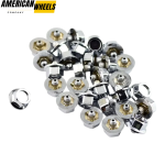100pcs Wheel Rivets Nuts Rims Studs Lip Rim Lip Decoration Wheel Tire Air Valve Stem Cover