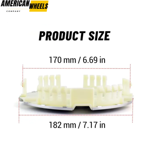 4pcs 182mm for Chevrolet Avalanche Silverado 1500 Center Caps #9596343 - 20214658 - Image 2