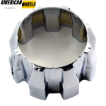 4pcs ION Alloy 168mm 6 5/8in Wheel Center Caps #C101710-0 Silver - Image 5