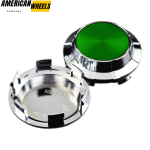 4pcs GMC Cadillac Chevy 83mm 3 1/4in Wheel Center Caps #9595891 Green Label Silver Base - 20214949CHG[14618GR+14726CH]x4 - Image 6