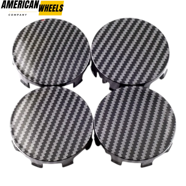 57mm (2.24in) Linco1n Mark Series Wheel Center Caps #G769B - Image 6