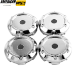 4pcs Volk 66mm 2 19/32in Wheel Center Caps #C-113 Chrome