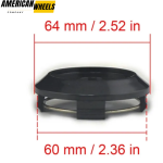 64mm / 2 1/2in Wheel Center Caps for Enkei RA04 PF01/02 #CAP530 Work XT7 - Image 2