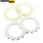 4pcs BBS Wheel Center Fitment 151mm 5 15/16in #09.23.134 White - 20214669WT - Image 3