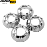 4pcs 68mm 2 21/32in Wheel Center Caps Chrome - Image 2