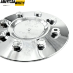 1pc 156mm 6 1/8in Wheel Center Cap Bright Silver - Image 2