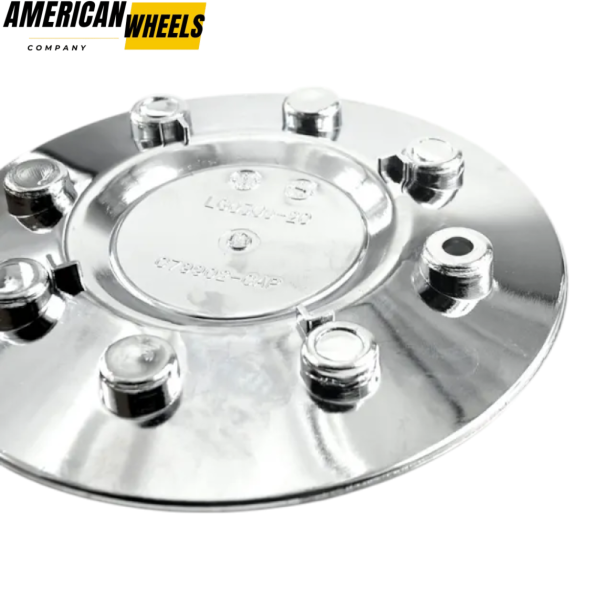 1pc 156mm 6 1/8in Wheel Center Cap Bright Silver - Image 2