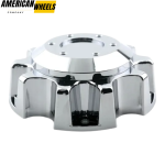 4pcs 113mm 4 7/16in Wheel Center Caps Silver - Image 3