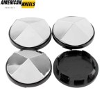 4pcs Ford Work 60mm 2 11/32in Conical Hub Cap Car #AC-908-5288 Fit Of Ford F250 - 20277067BKx4[14371+13757BK]x4