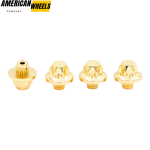 100pcs Wheel Nut Rim Lip Rivet Decorate - 23112200GDx100 - Image 3