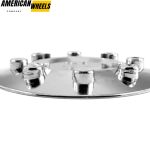 1pc 156mm 6 1/8in Wheel Center Cap Bright Silver - Image 3