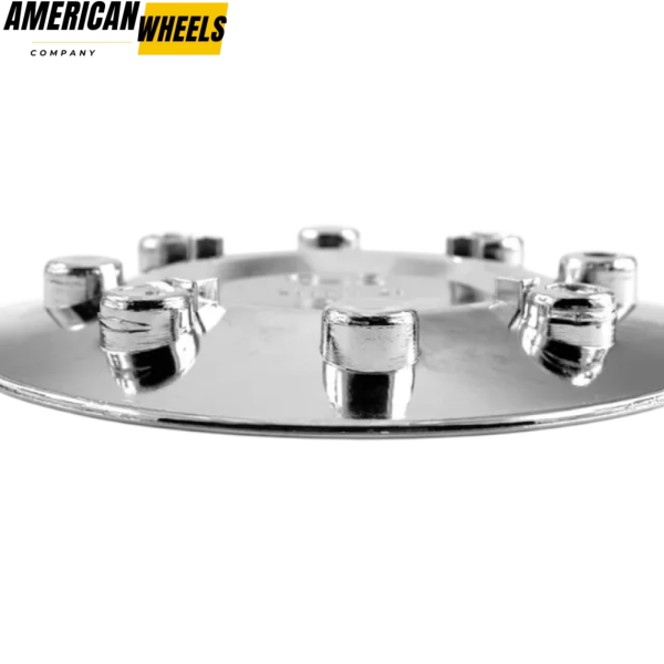 1pc 156mm 6 1/8in Wheel Center Cap Bright Silver - Image 3