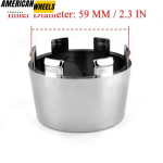 American Racing Weld Racing Anglia Wheel Center Rim Caps Replace #C803001 63mm 2.48in 4pcs - 20214150 - Image 2