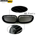 BMW Matte Black Front Kidney Grills for 5 Series E60 03-10 - 21623105 - Image 3