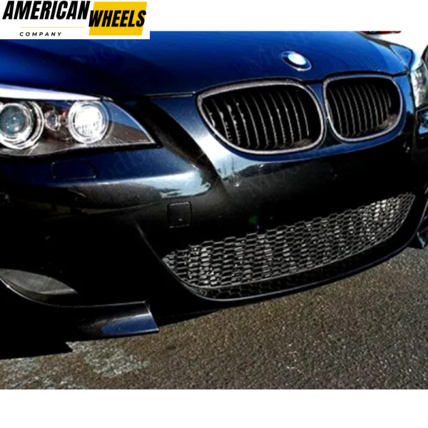 BMW Matte Black Front Kidney Grills for 5 Series E60 03-10 - 21623105 - Image 5