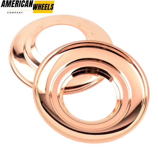 4pcs BBS 154mm 6 1/16in Wheel Center Fitment #09.23.502 Rose Gold - Image 4