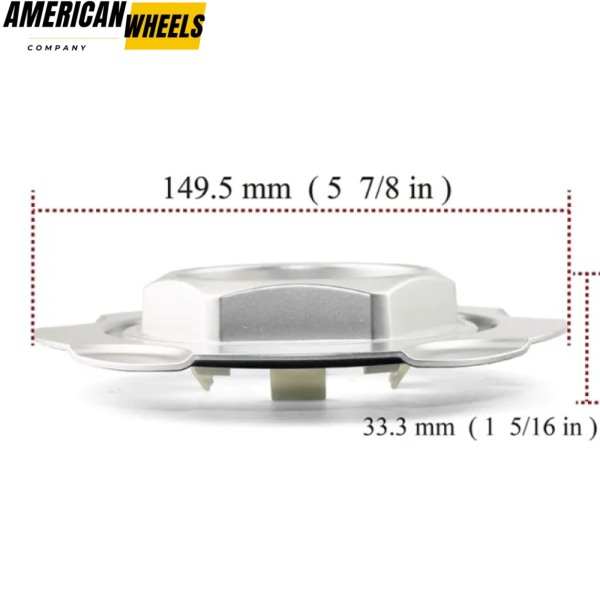 4pcs BBS RD Wheel Center Caps #09.23.264 #09.23.245 150mm 5.89in Chrome or Silver - 20277030 - Image 12