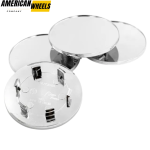 68mm (2.66in) Wheel Center Cover Base For Pontiac ＆ Chevy #14047296 Chrome - Image 2