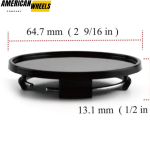 65mm (2.55in) Universal Wheel Center Caps - Image 6