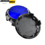 4pcs Benz OZ 75mm 2 15/16in Wheel Center Caps Blue Laber Black Base - 20214948BKB[4618BL+4725BK]x4 - Image 6