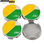 4pcs JDM Honda 58mm 2 9/32in Wheel Center Caps #08w14-sel-7000-A3- 20214954CH[14585CH+13718]x4 - Image 2