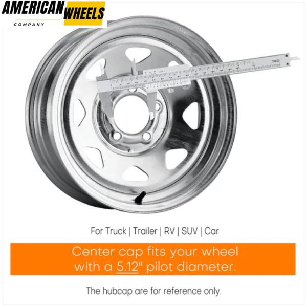 RhinoTuning 130mm(5.12in) Push Through Center Cap for 5.12" Center Bore American Racing Wheels #1515000S #AR901 #AR910 - 20214292 - Image 3