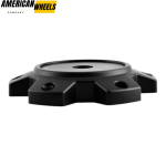 4pcs BLACK RHINO 139mm 5 15/32in Wheel Center Caps #C-727 Matte Black - Image 7