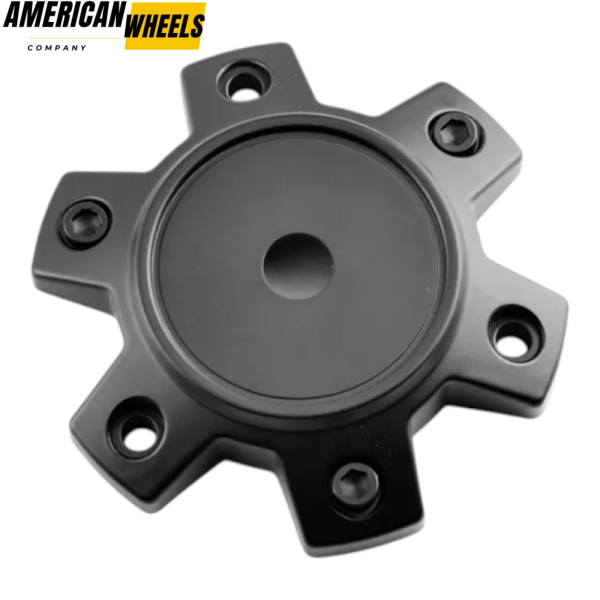 4pcs Black Rhino 113mm 4/16in Wheel Center Caps #C-728 Matte Black - Image 6