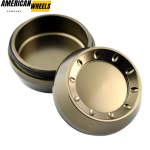 4pcs RAYS Volk Racing CE28 67mm 2 5/8in Wheel Center Caps Metal Brown - Image 4