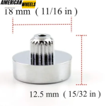 100pcs ZSD10 Wheel Rim Lip Rivets Nuts - Image 3